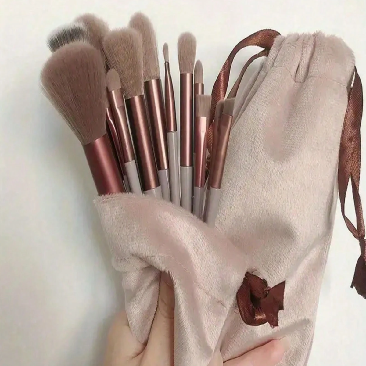 SHEGLAM Color Bloom Liquid Blush in Love Cake + 15-Piece Makeup Brush & Sponge Bundle